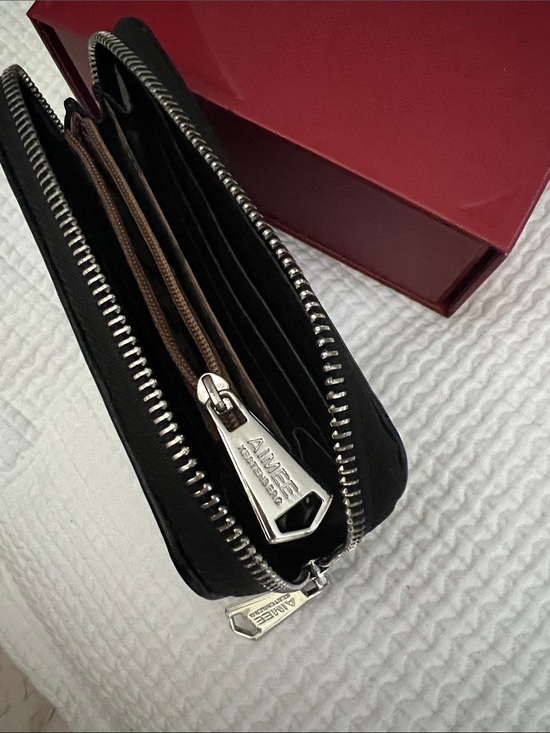 Ami Other - Ami Kestenberg Black Zip-Around Women’s Wallet